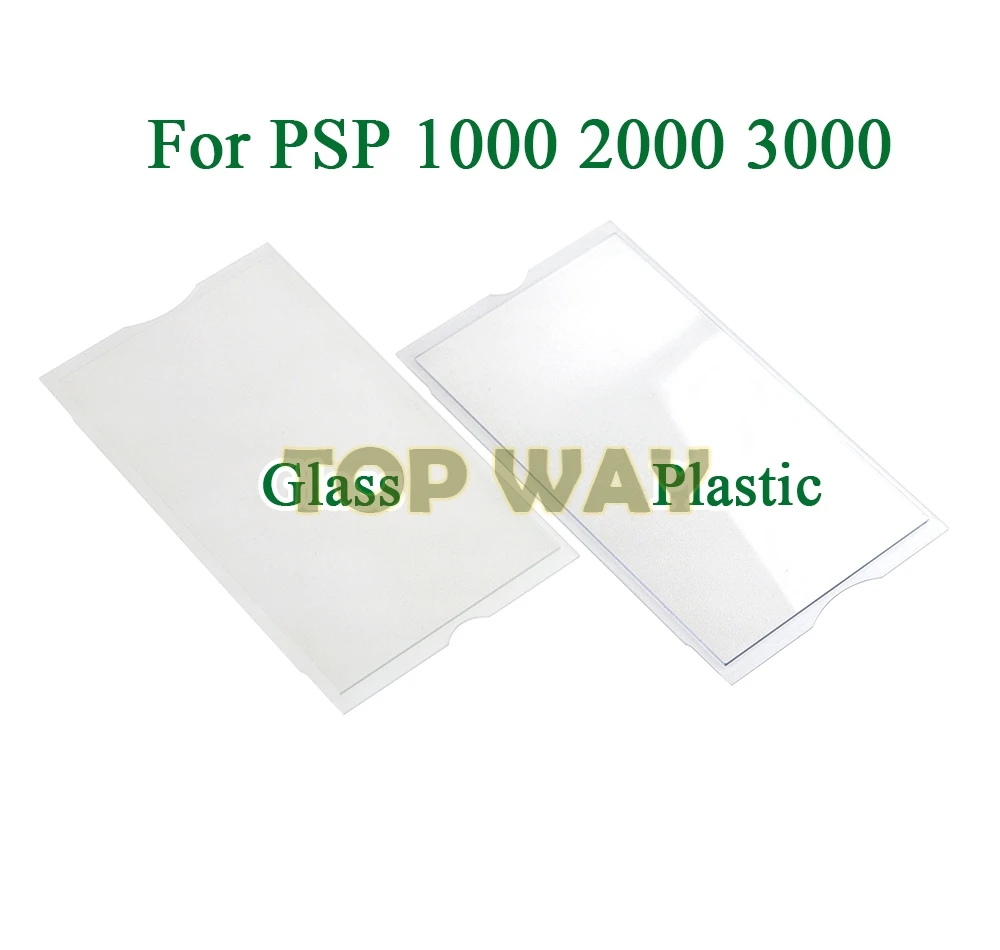 10PCS For PSP1000 2000 PSP3000 LCD Screen Display Plastic Cover Len Panel For PSP Console Front Shell Cover Glass Len