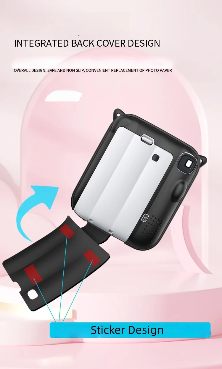 

Silicone Protective Case Back Cover Design For The Instax Mini 13 Camera Provides All-Around Protection Against Shocks And Drops
