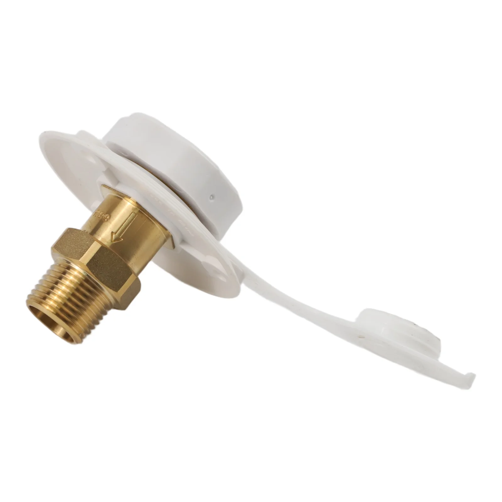 RV Water Inlet Kit 3/4 NH Female To 1/2 NPT Male With Check Valve For Travel Trailers And Fresh City Water Connection