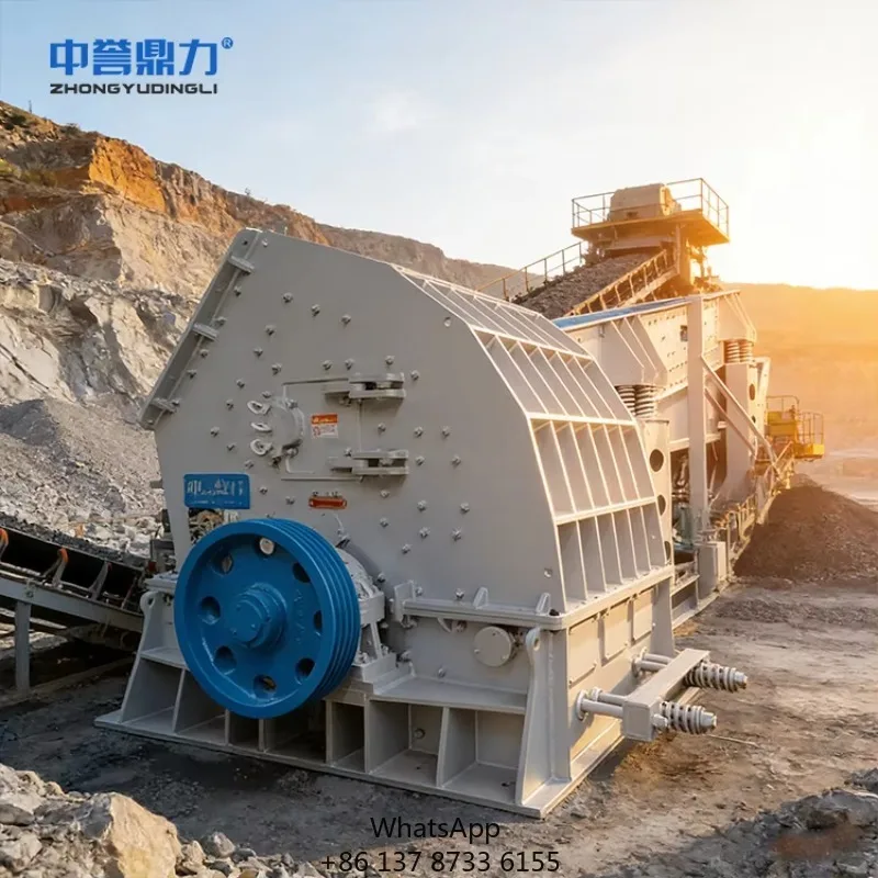 Stone Crusher Hammer Crusher Quarry Mining Ore Aggregate High Crushing Ratio High Efficiency Low Noise Durable Easy Maintenance