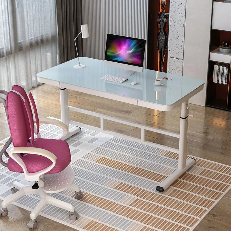 Lifting desk Computer desk Desktop student home study writing desk Simple lifting