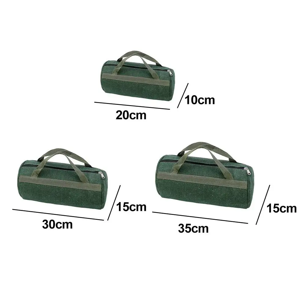 Bolsa de Ferramentas de Lona de Grande Capacidade, Organizador Multiuso Portátil para Ferramentas Manuais, Ideal para Jardinagem, Oficina e Kits de Reparo