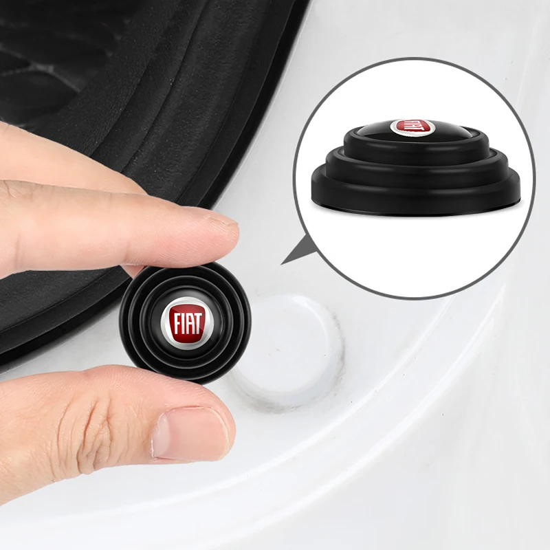 Autotür-Stoßdämpfer-Dichtungspuffer, Anti-Kollisions-Silikon-Aufkleber für FIAT 500 Ducato Panda Grande Punto Tipo Abarth Pulse