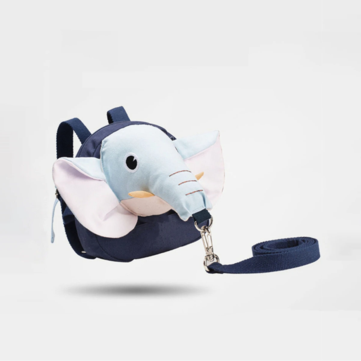 Cartoon anti walking lost shoulder backpack baby girls boys Elephant small bags with traction rope anti lost toddler schoolbag