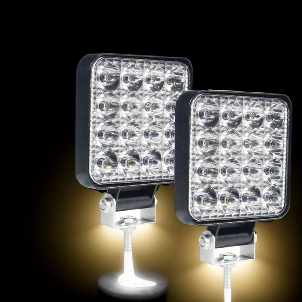 

Dual-Mode LED Work Light - 12V-24V Spot/Flood with IP65 Protection