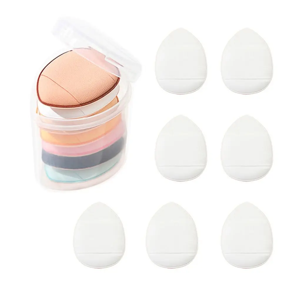 خلاط المخفي وسادة ماكياج نفخة الجافة الرطب ثنائي الاستخدام التجميل نفخة ماكياج الإسفنج الإبهام وسادة هوائية نفخة 7 قطعة نفخة إصبع صغير