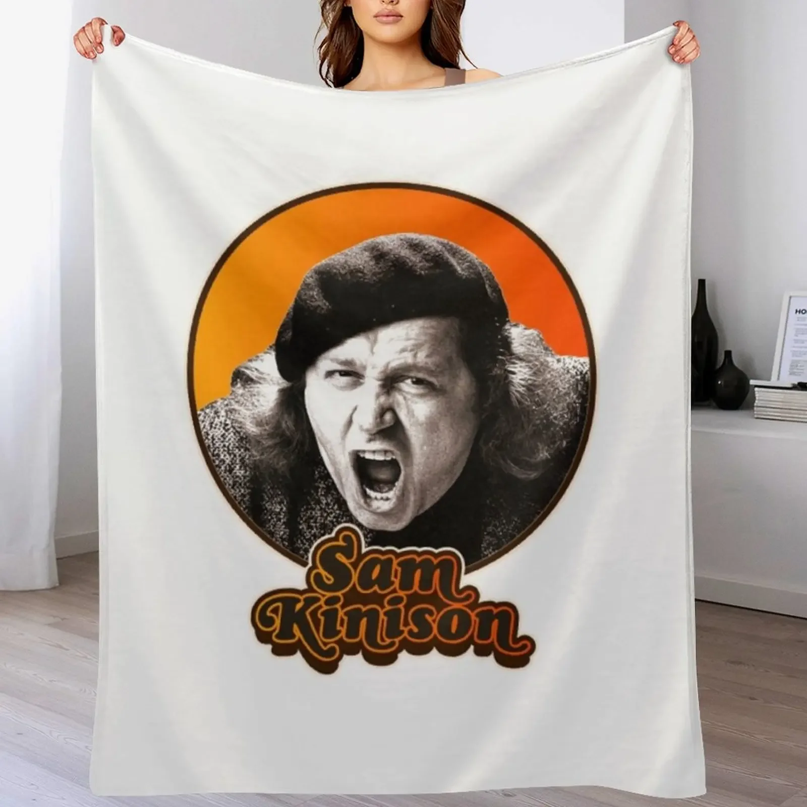 Sam Kinison Throw Blanket Soft Warm Blanket Gift for Grandparents