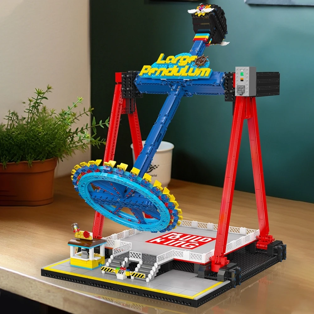 2192 قطعة ملاهي الخبراء الإبداعية البندول العملاق اللبنات نموذج كهربائي التعليم الجمعية لعب للكبار طفل هدية
