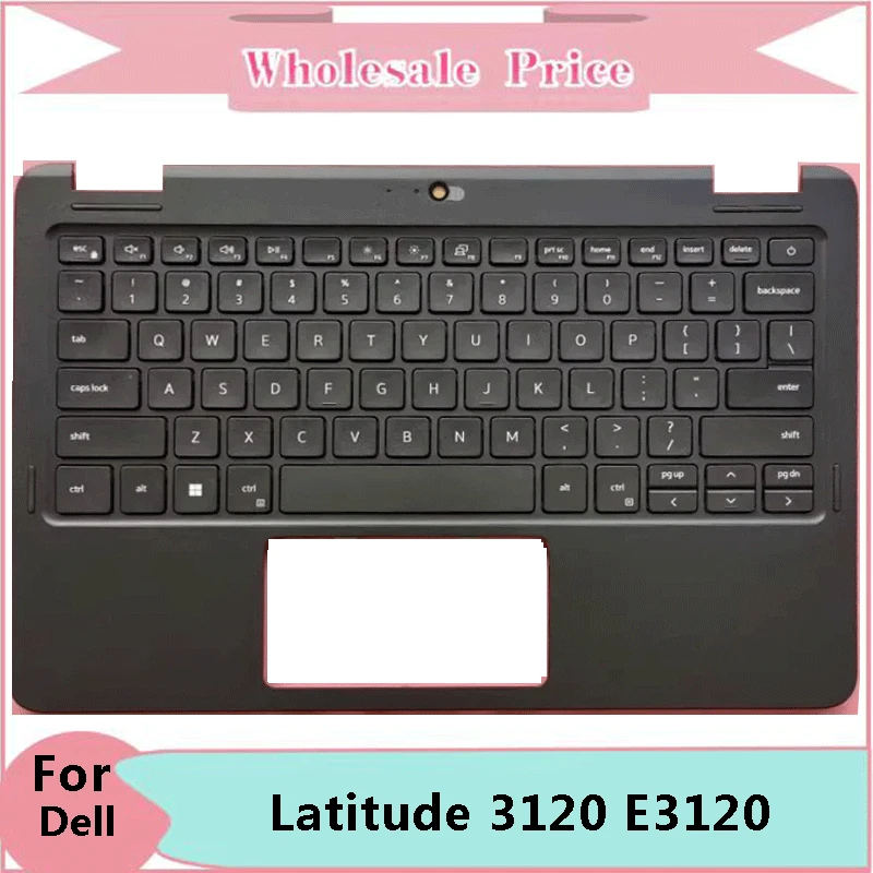 

New Original For Dell Latitude 3120 E3120 Laptop Palmrest Case Keyboard US English Version Upper Cover