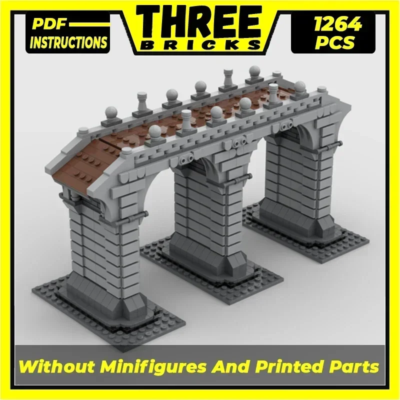 

Medieval Road Or Castle Model Moc Building Bricks Classic Bridge Technology Modular Blocks Gift Christmas Toys DIY Sets Assembly