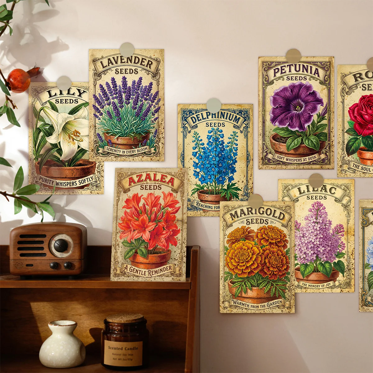 20 cartes artistiques murales - Vintage Collectible Cards avis et prix