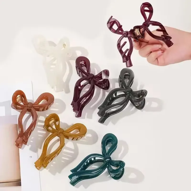 

Женский милый милый зажим в виде бабочки на затылке, зажим в виде акулы, головные уборы, аксессуары для волос, акриловая заколка для волос, зажимы для волос, заколки для волос