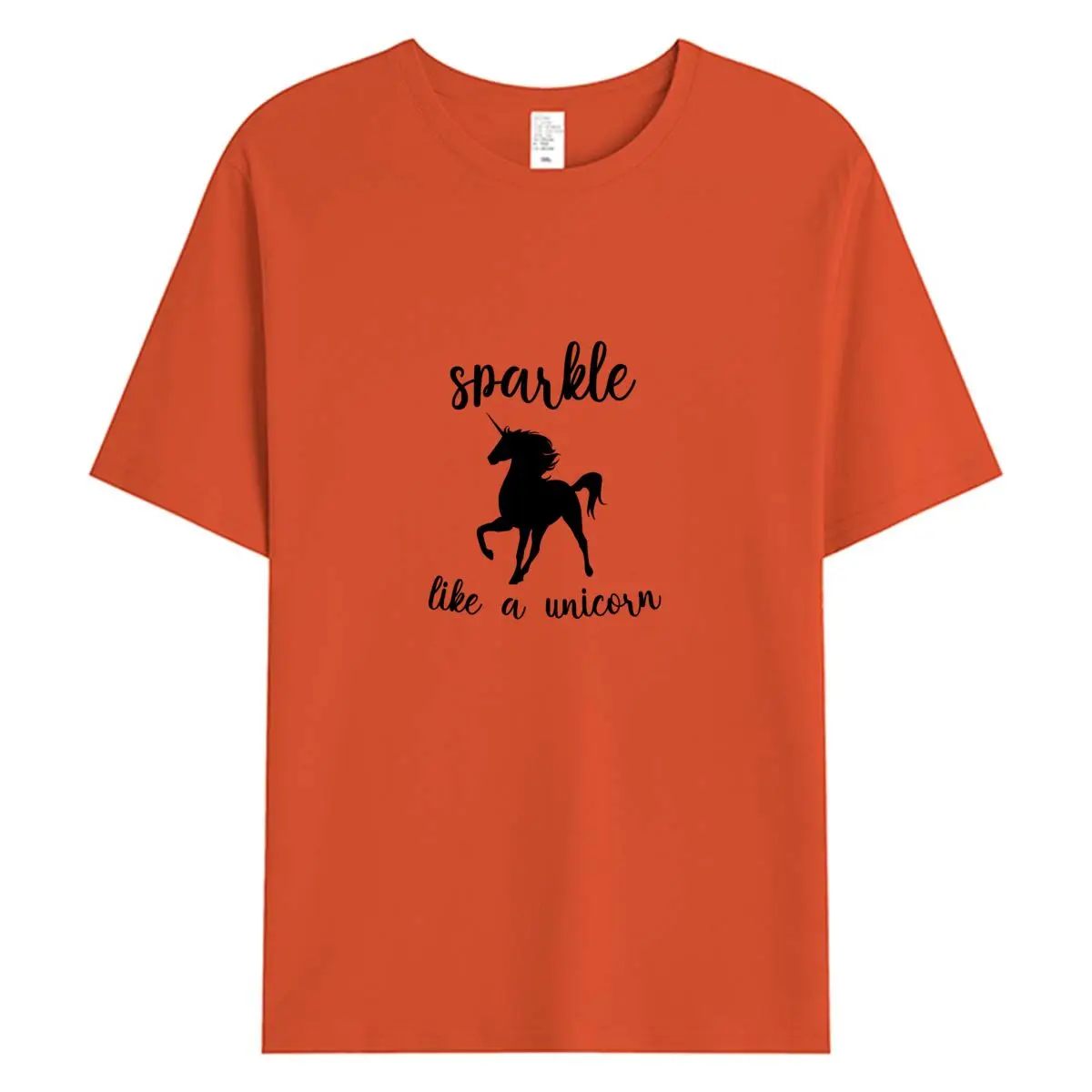 2026 Summer Tshirt Women Short Sleeve Tees Tops Woman Cotton Clothing New Unicorn Graphic T Shirts Oversized Female T-shirt