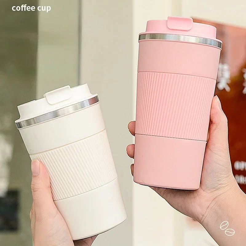 380ml 510ml Stainless Steel Coffee Cup Thermal Mug Garrafa Termica Cafe Copo Termico Caneca Non-slip Travel Car Insulated Bottle