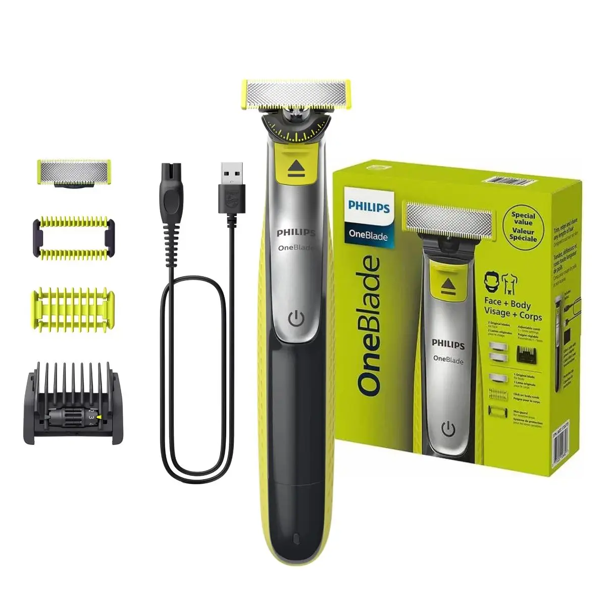 

Philips Norelco OneBlade QP2834/60, Electric Trimmer and Shaver