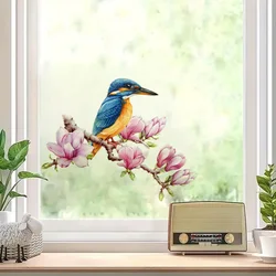 1pc Kingfisher Bird Sticker, Water-proof Home Wall Decal, Used for Wall, Bathroom, Cabinet, Door,Toilet, Car, Laptop