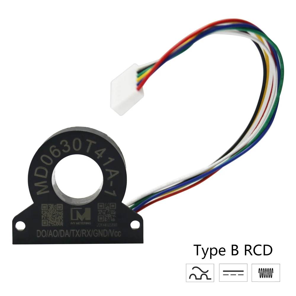 MD0630T41A-1 30mA RCMU Protection AC DC Leakage Detection RCD Type B Residual Current Transformer