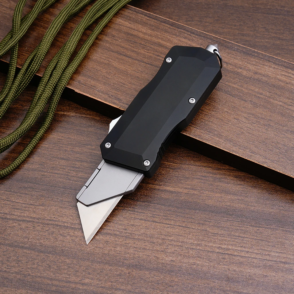 

Portable Aluminum EDC Cutting Knife for Outdoor Camping Travel - Replacement Blade Knife