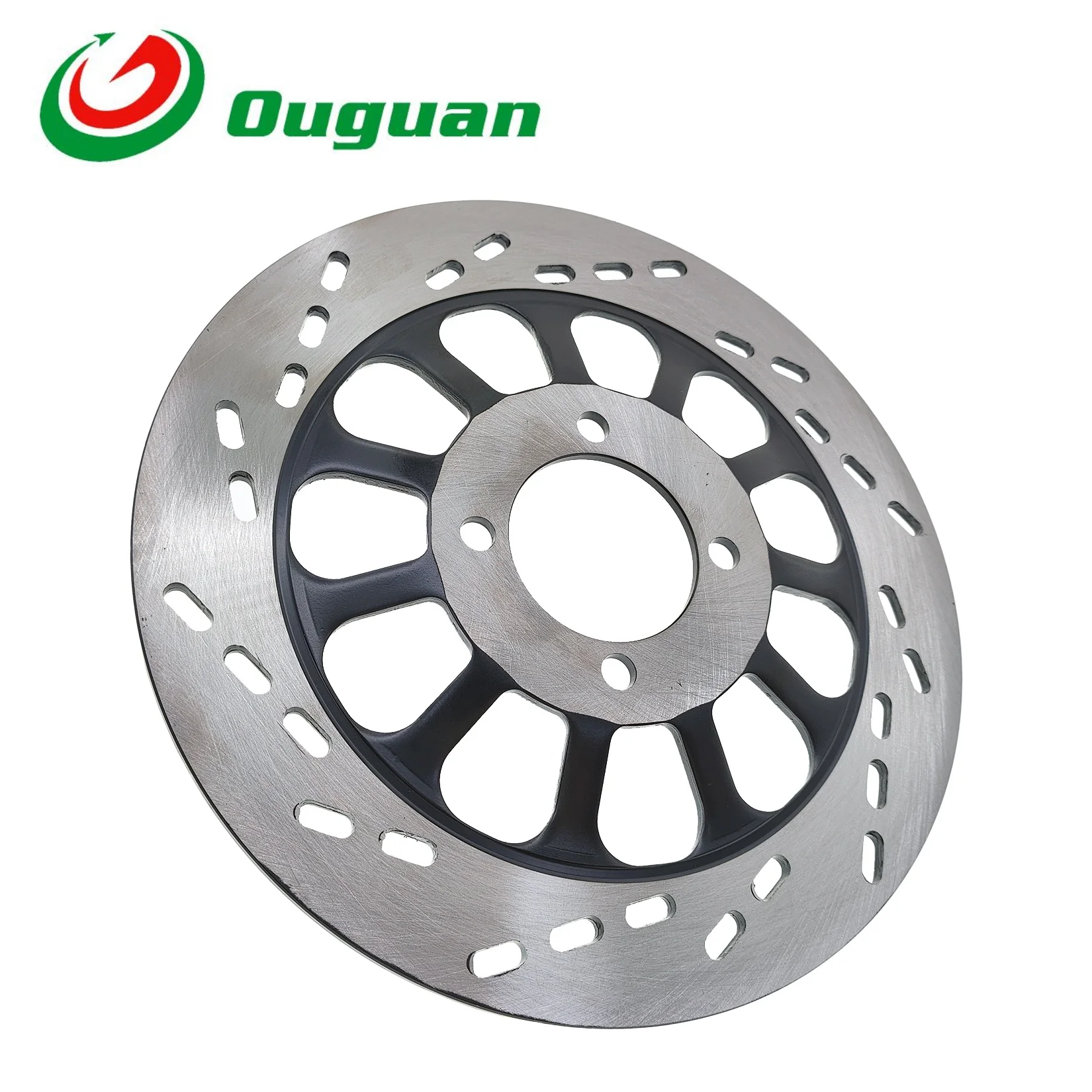

ouguan 220mm for EN125 GT125 GS125 GN125 HJ125 GSX125 EN GT GS GN HJ 125 Motorcycle Front Brake Disc Rotor Pad