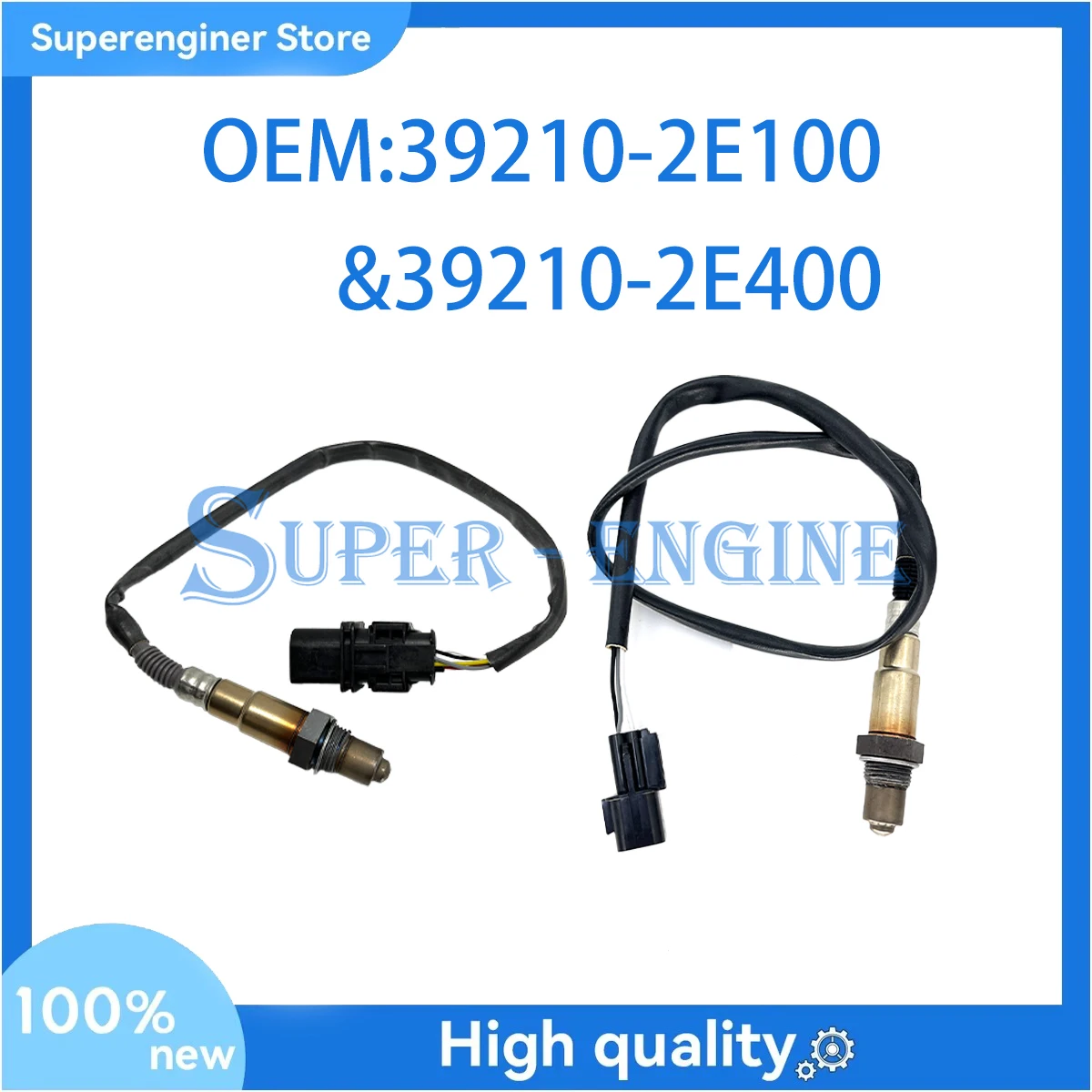 

2PCS 39210-2E100& 39210-2E400 Brand New Lambda Oxygen O2 Sensor Fit For Hyundai Kia 392102E100& 392102E400