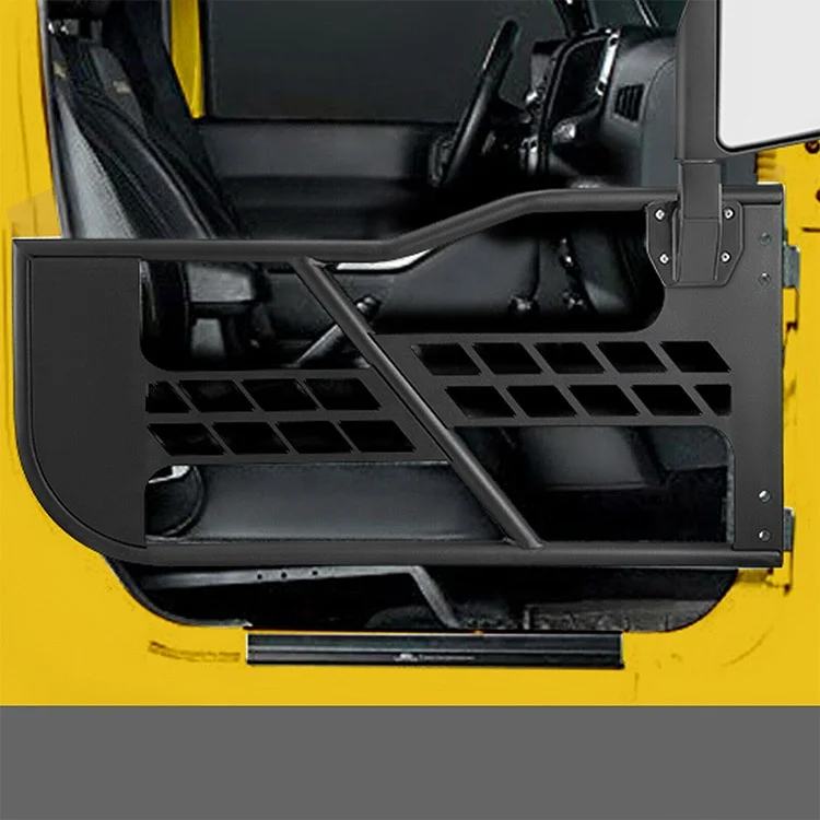 ملحقات السيارة العالمية للطرق الوعرة نصف باب مع مرآة جانبية لسيارة رانجلر JL 2018-2021