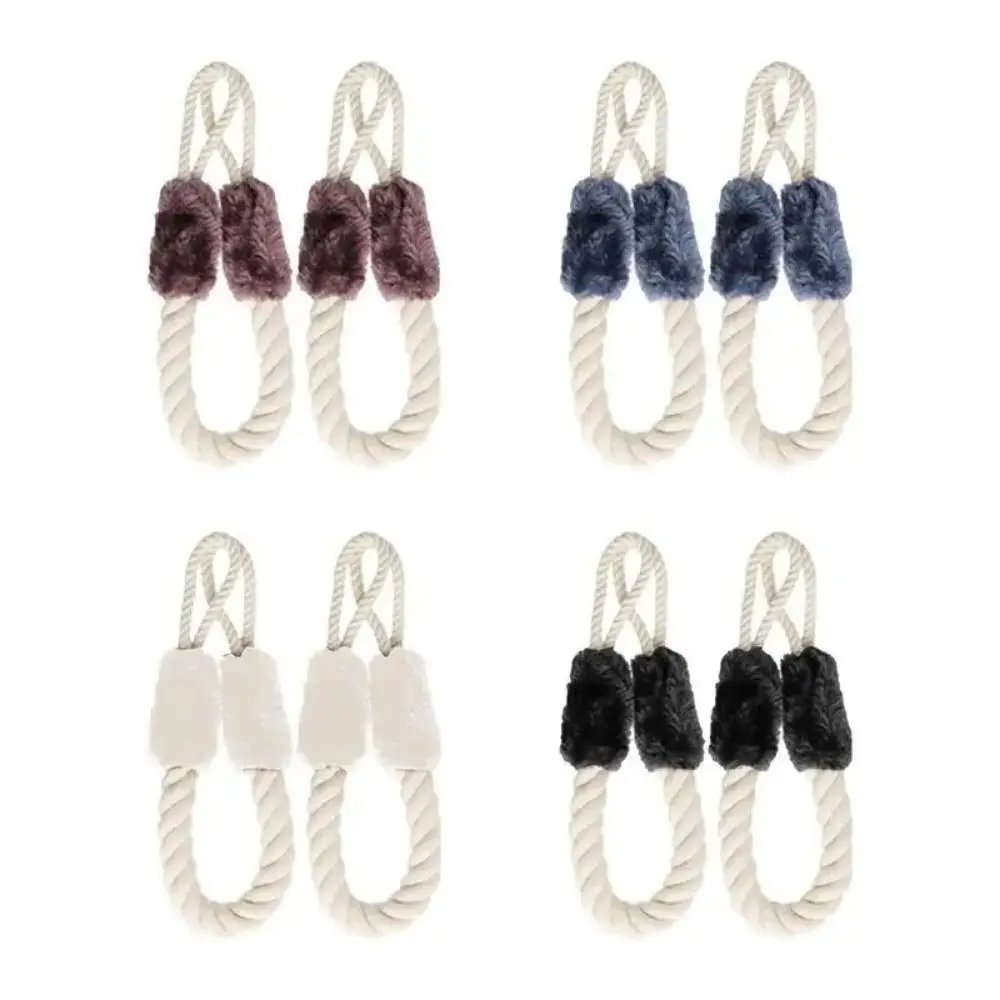 Sailor Knot Cotton Rope Doorstop Finger Pinch Guard Wear Resistant Handle Cushion Protector Simple Installation Anti-collision