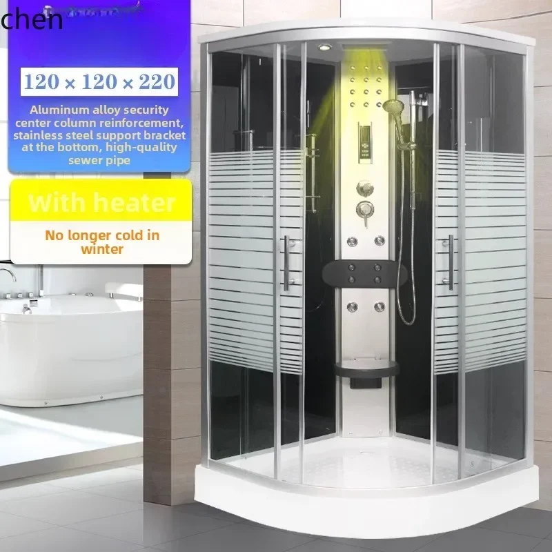 DSA-- shower room bathroom bath bath room arc fan glass dry and wet separation