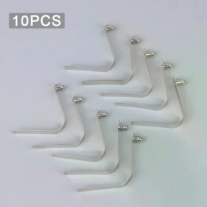 10PCS Pipe Single Button Snap Locking V Type Caravan Steel Kayak Paddle Spring Clip Push Clamp Tent Pole Pin