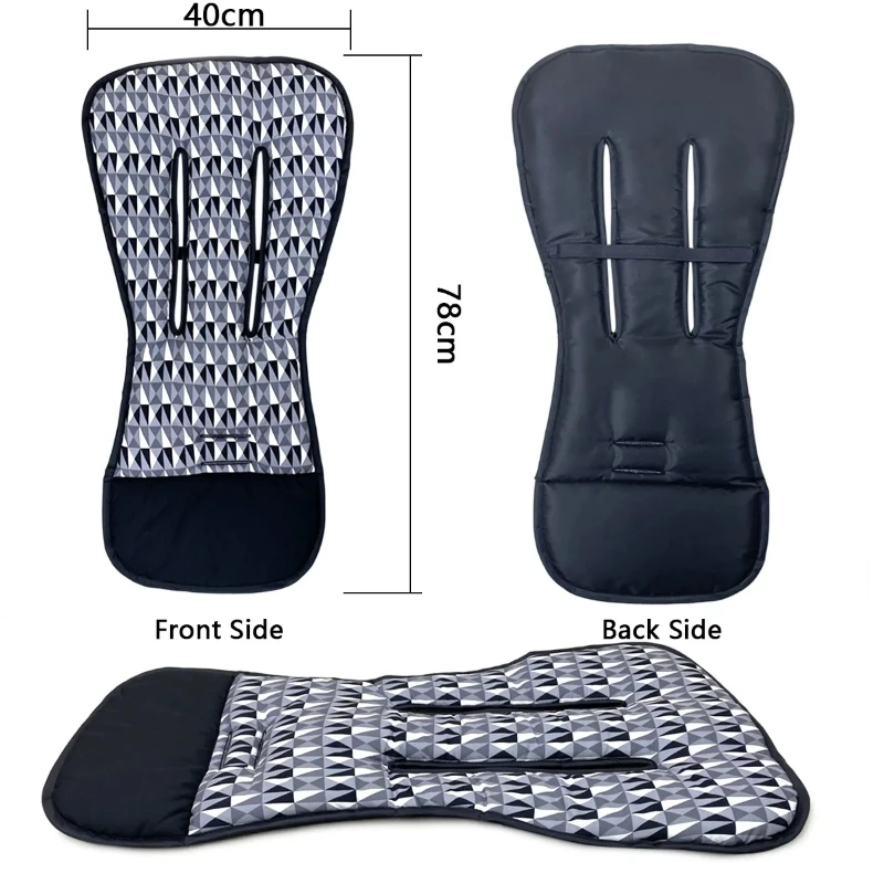 Universal Baby Stroller Seat Cushion Kids Soft Mattress Pushchair Car Cart High Chair Seat Trolley Baby Stroller Accessories