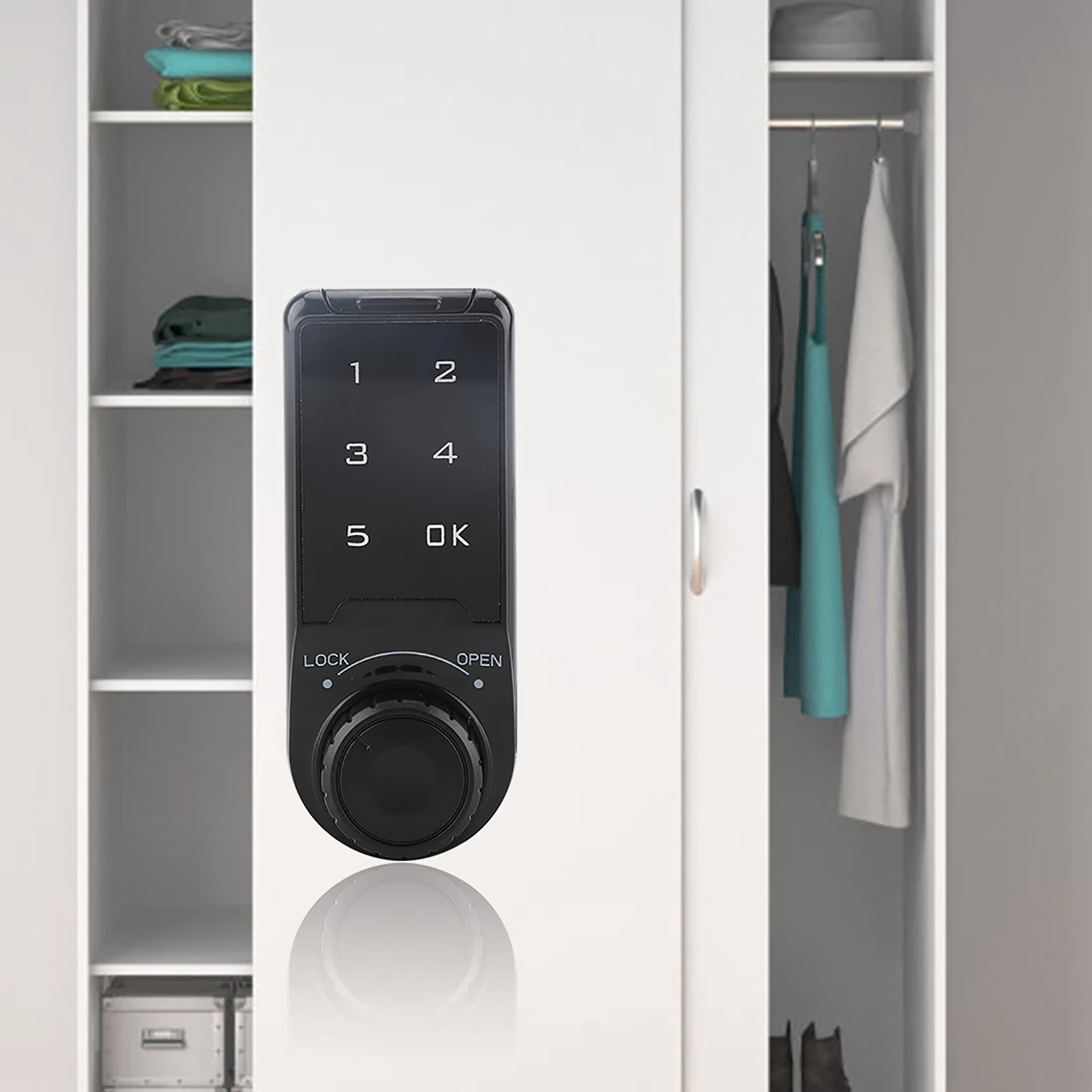 Touch Keypad Password Key Access Lock Digital Electronic Security Cabinet Coded Locker L=30mm