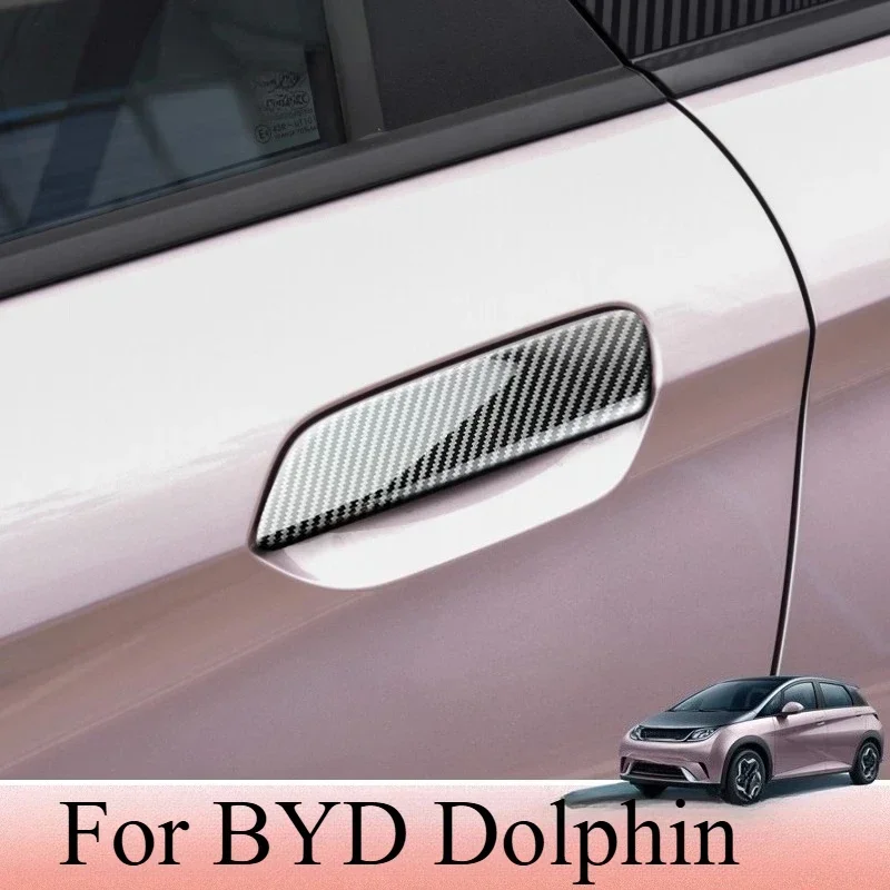 Pour BYD Dolphin : autocollant de poignée de porte, patch décoratif de changement de couleur de poignée, modification de poignée, décoration extérieure, modification.