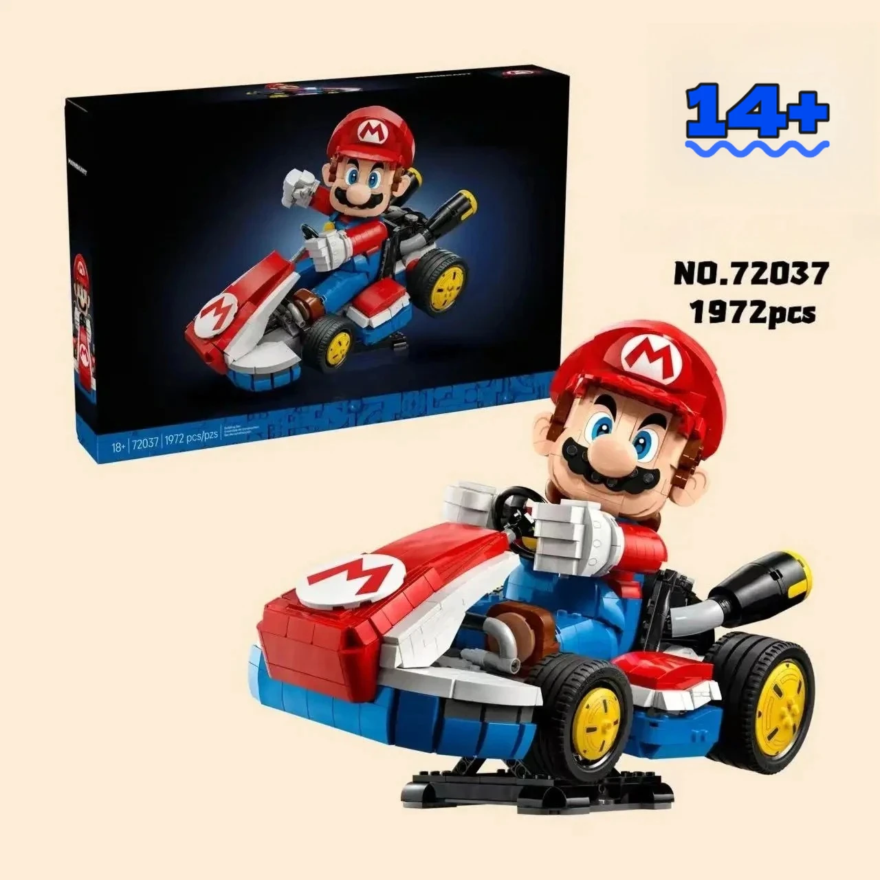 Disney Creation 72037 Kart, Bloques de Construcción, Juguete Coleccionable, Edición de Fiesta, Regalos para Niños