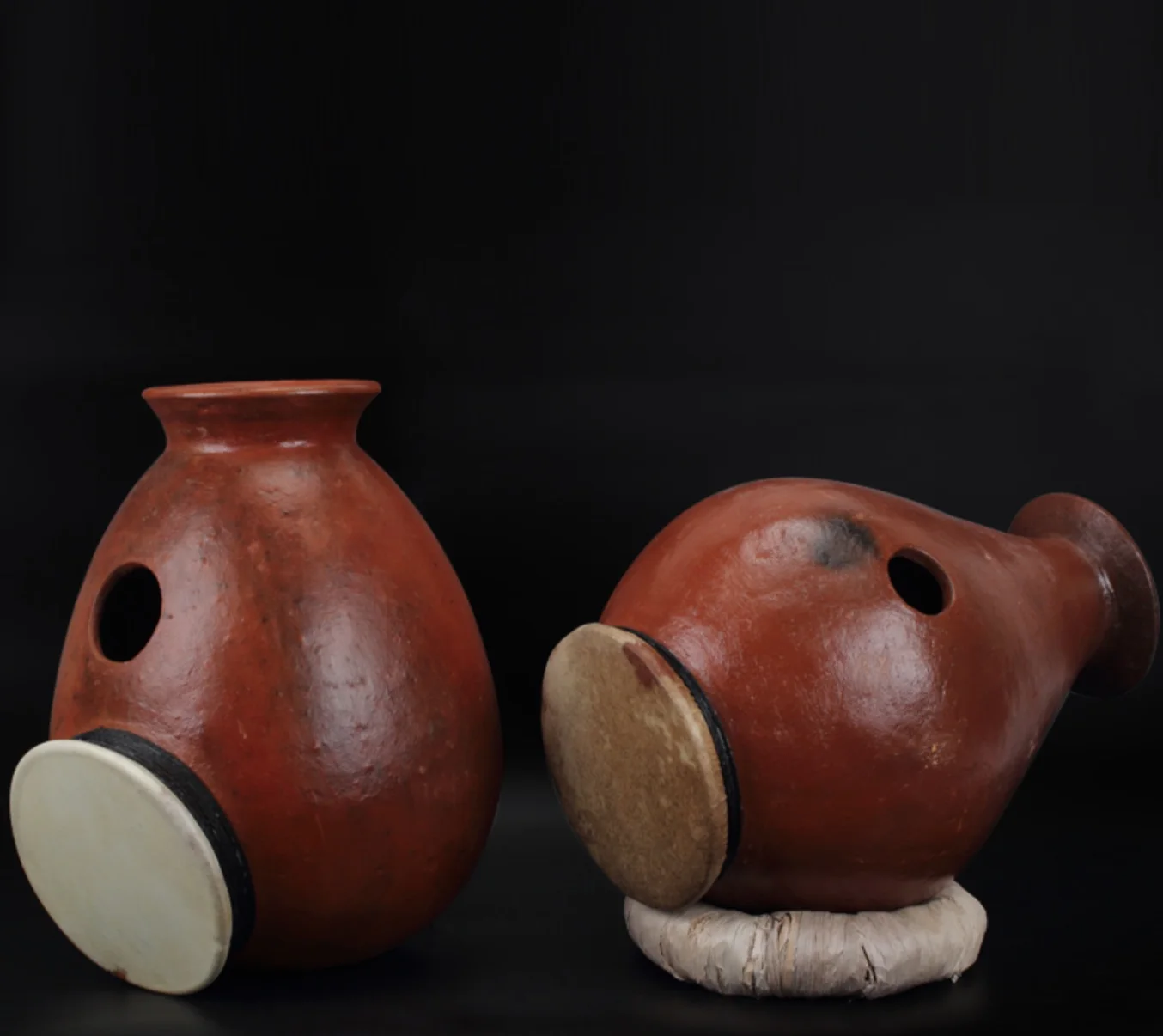 Udu drum Ceramic drum Sheepskin surface ASMR Sound Therapy Yoga Meditation Percussion instruments