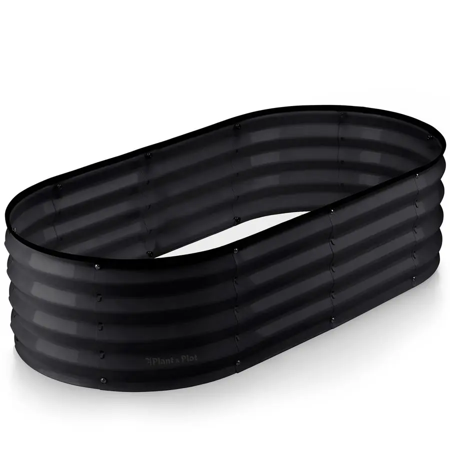 

Plot Galvanized Raised Garden Beds Outdoor 421 ft Planter Raised Beds for Gardening, Vegetables, Flowers Large Metal Garden