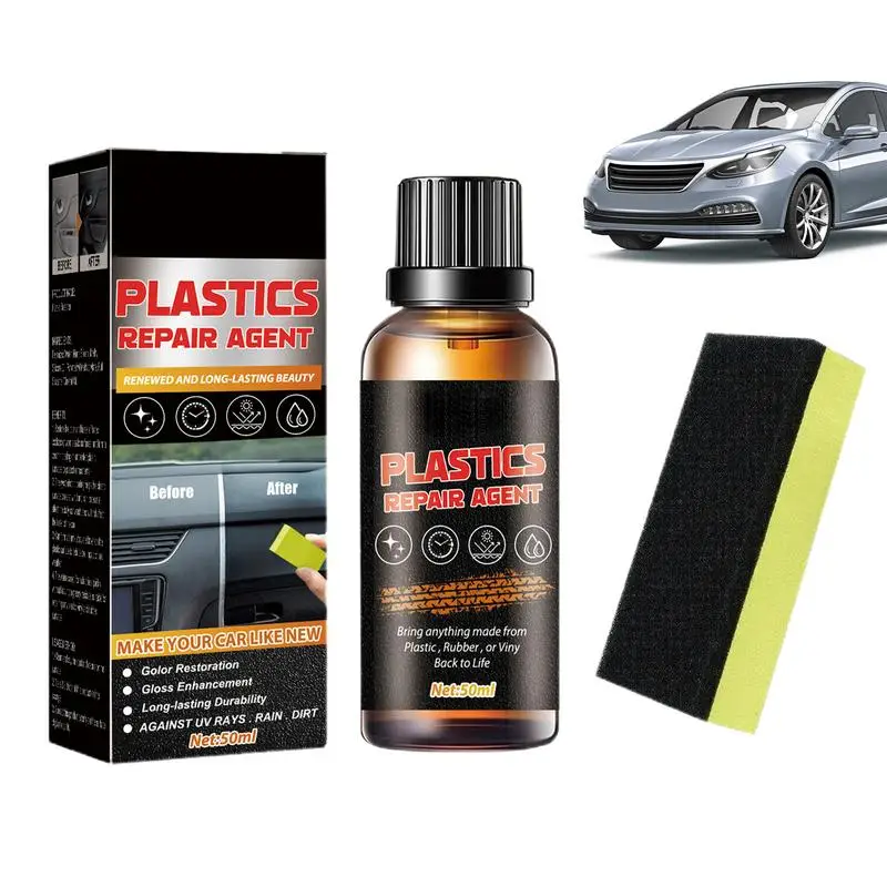 

Car Plastic Restorer Car Interior Cleaner Liquid Seat Polish Shine Renovator Dashboard Cleaner Spray Car Interior Plastic polish