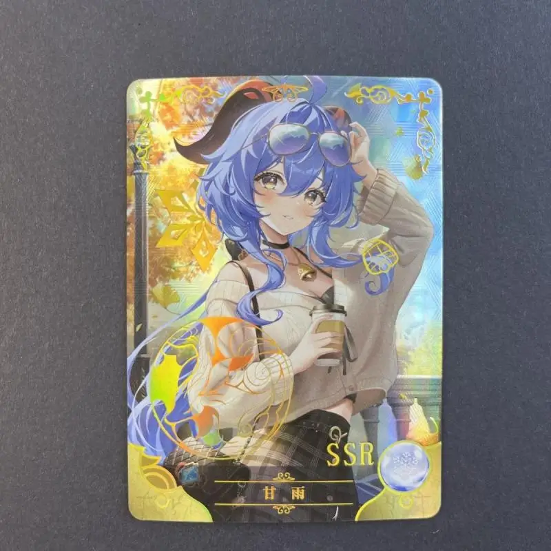 Goddess Story 2M10 SSR Card, Kanroji Mitsuri Tohsaka Rin Hatsune Miku Anime Game Collection Bronzing Flash Card, juguetes para niños, regalo