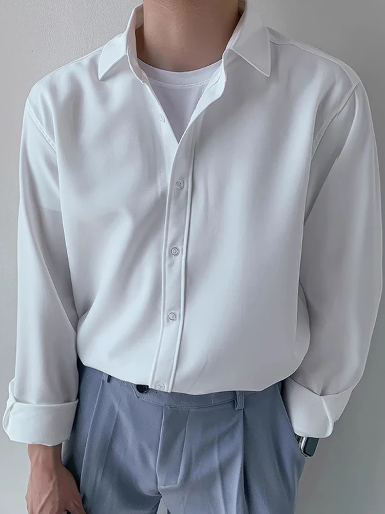 

Мужская футболка с длинным рукавом из ацетата, в неополитанском стиле, итальянский дизайн, молодежный тренд