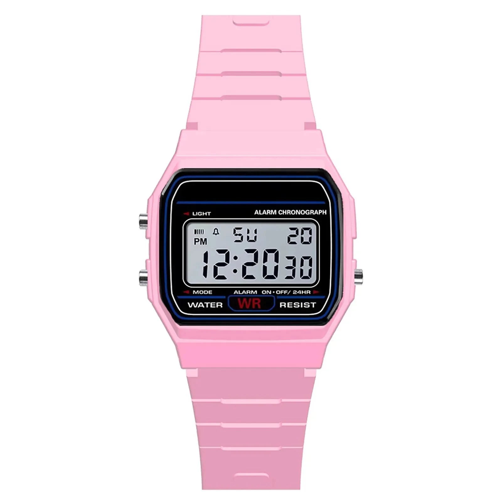 Luxe heren analoog digitaal militair sporthorloge LED waterdicht polshorloge voor kinderen en vrouwen met armbandalarm