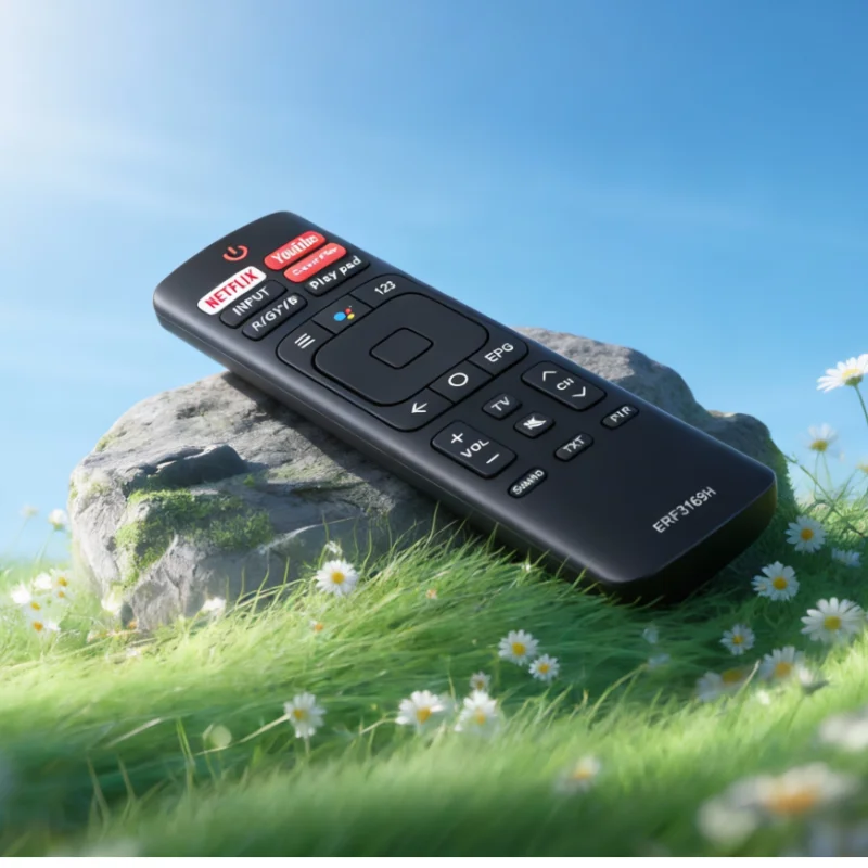 

ERF3I69H Replaced Voice Remote Commander fit for Sharp/Hisense Android 4K Smart TV ERF3B69 ERF3A69S ERF3B69S ERF3I69H W9HBRCB000