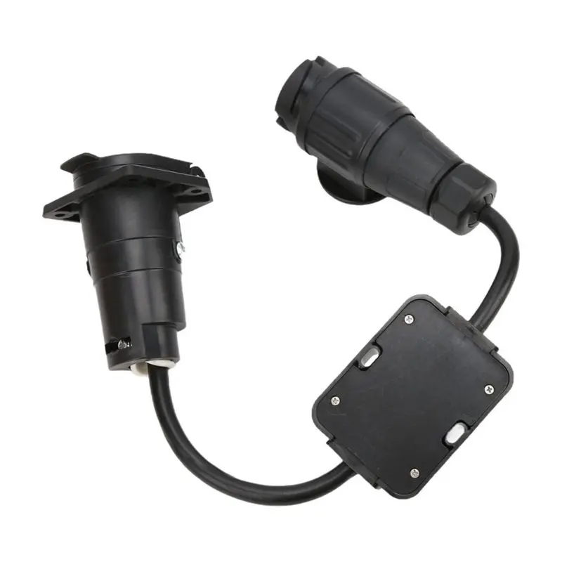 European Style 13 Pin To 7-Pin American Style Car Adapter Trailer Harness Connector Accessories Light Converter