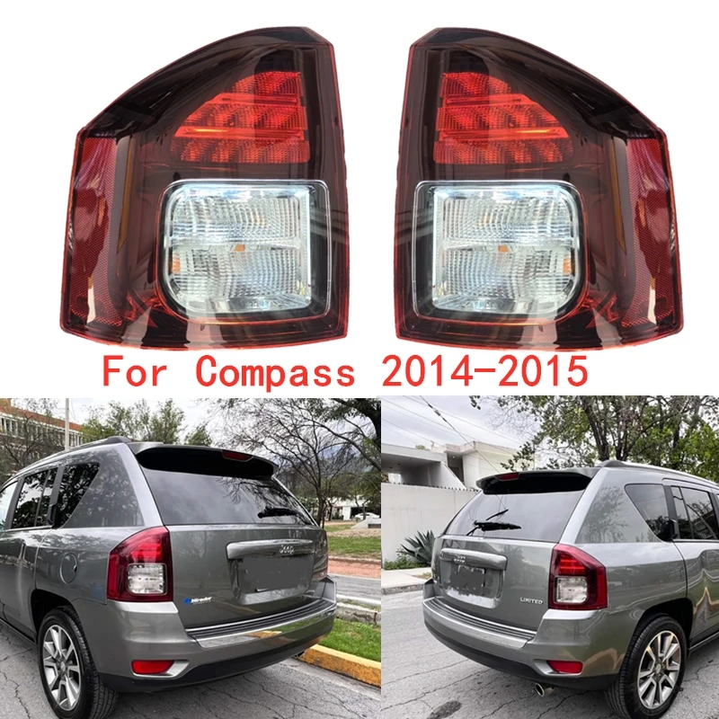 

For Jeep Compass 2014 2015 Rear Tail light Rear Bumper Light Tail Stop Brake Lamp Oem 5272908AA 5272909AB