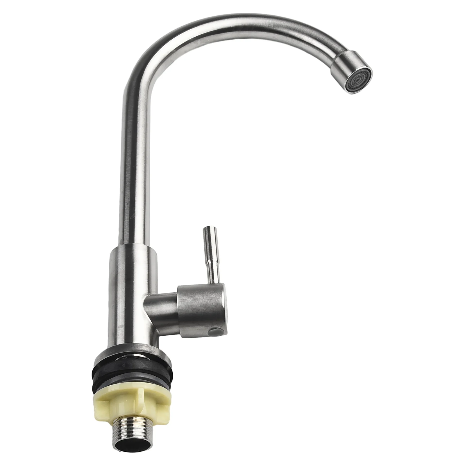 Brand New For Kitchens Bars Kitchen Faucet Single Cold Water Single Lever Soft Bubble Water Purifier 304 Stainless Steel