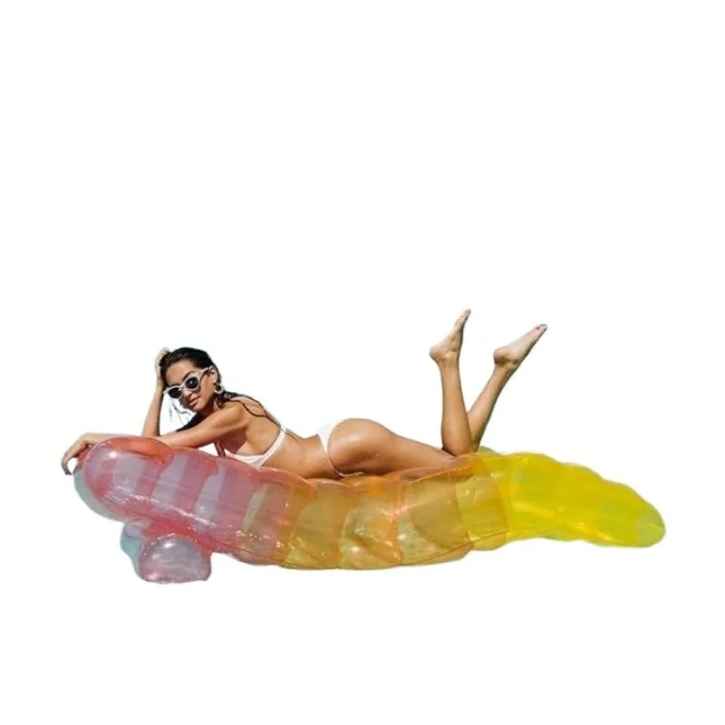 

Inflatable Deluxe Transparent Rainbow Chaise Lounge Adult