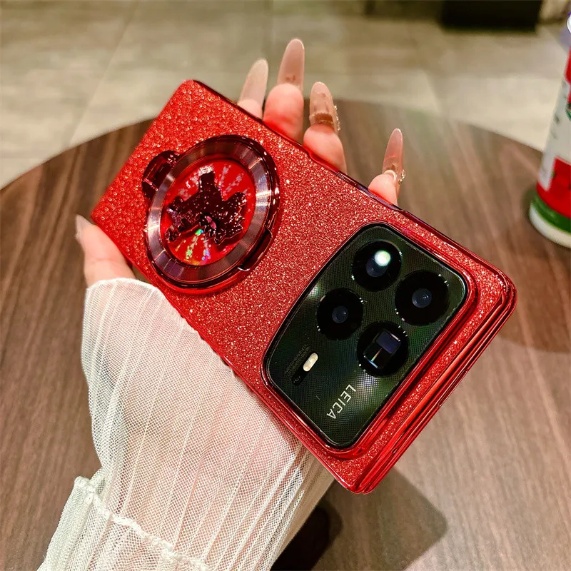 

Роскошный чехол для телефона с блестящим кольцом для Xiaomi Mix Fold 4 3 Fold 4 Fold 3 5G, противоударный защитный чехол