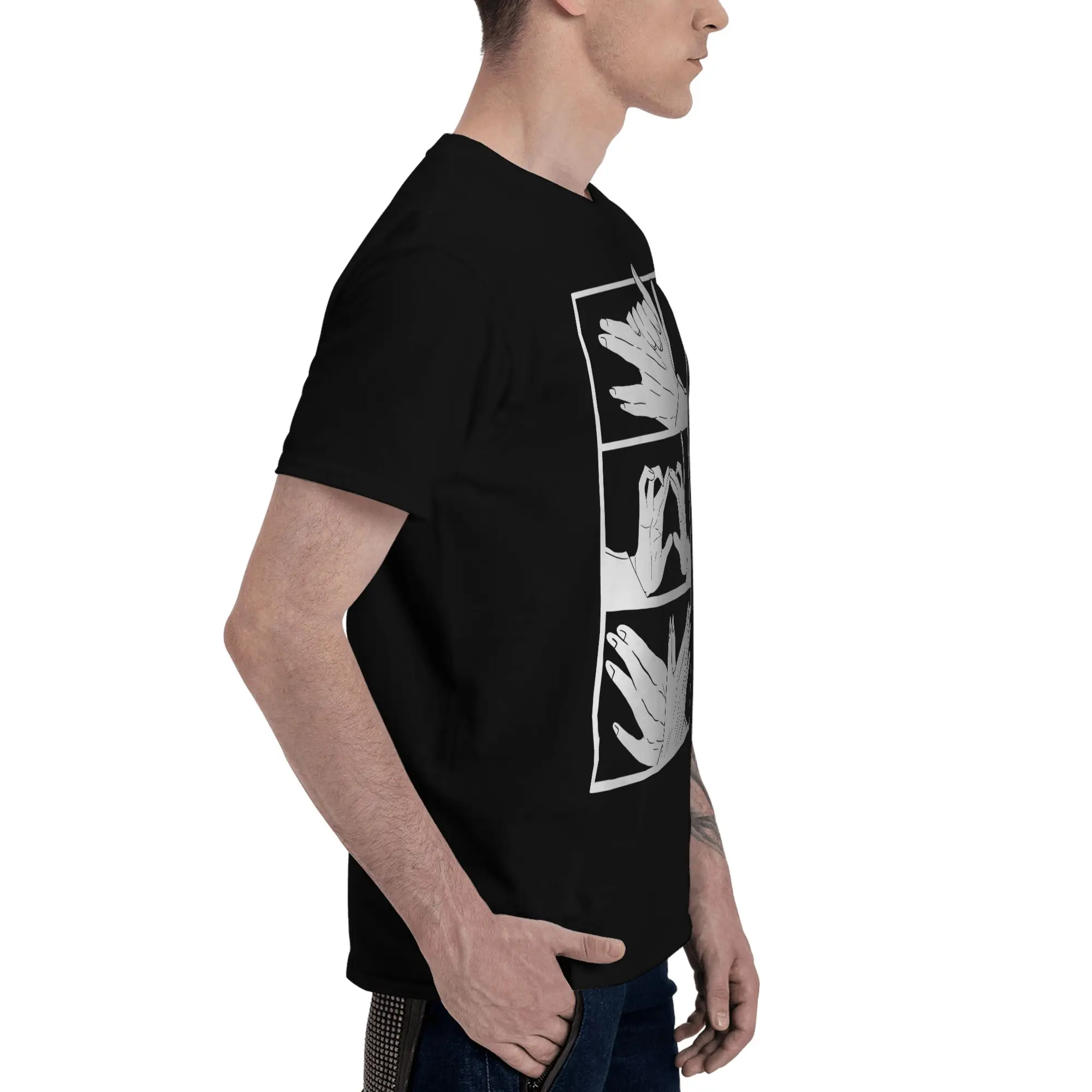 Megumi Hands Jujutsu Kaisen Sweat-Absorbing Reversible T-shirt Niche Trendy Brands Basic Tee