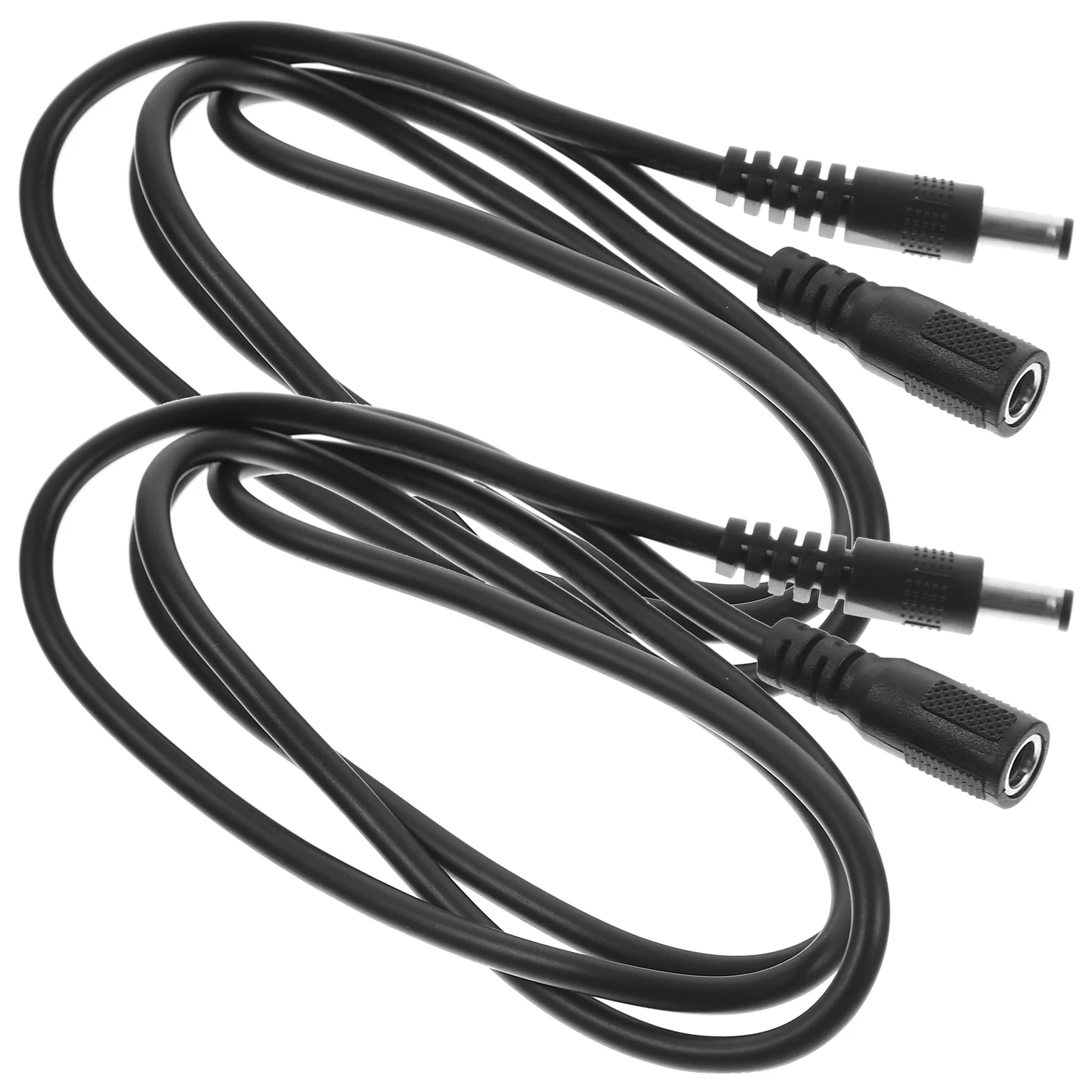 

2Pcs Dc Male Female Extension Cable Copper Wire Insulated PVC Power Adapter Cord for Cctv Camera LED Light Strip