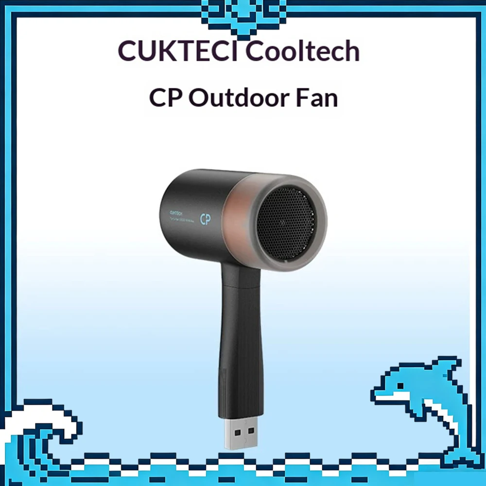 CukTech BF01 Handheld Small Fan Brushless DC Motor 3rd Gear Adjustable Wind Speed Handheld Fan Low Noise Light Weight For Gifts