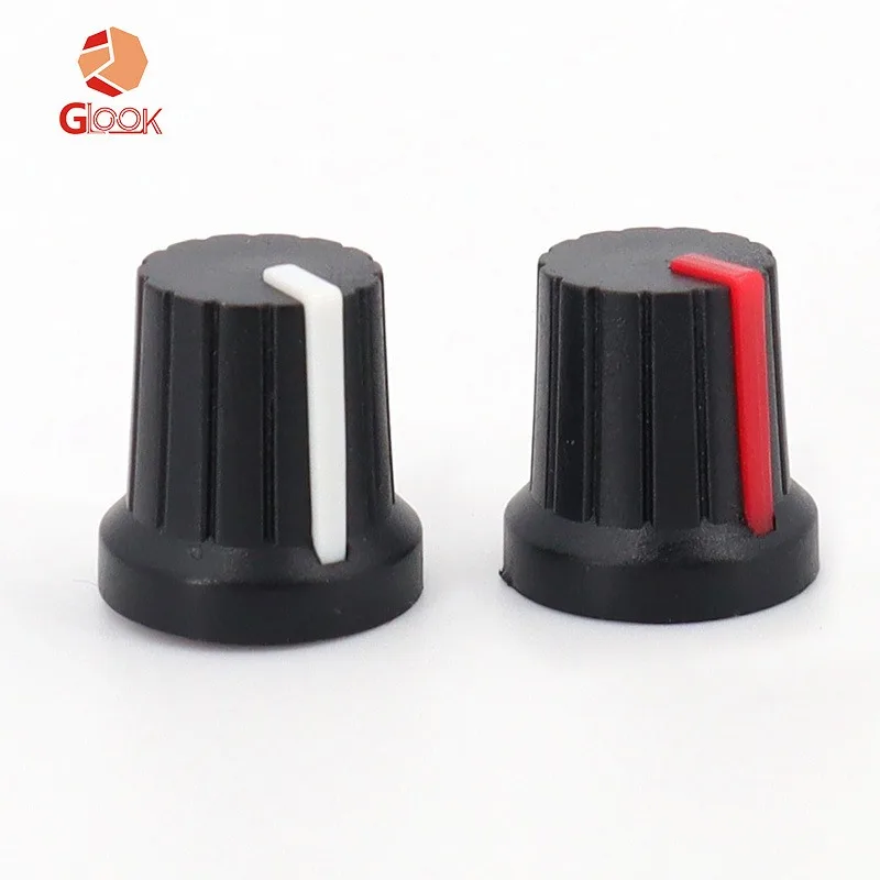 

4pcs Potentiometer Plastic Knob Cap, Plum Handle Potentiometer Knob, Amplifier Tuning Knob Heightened, Wholesale