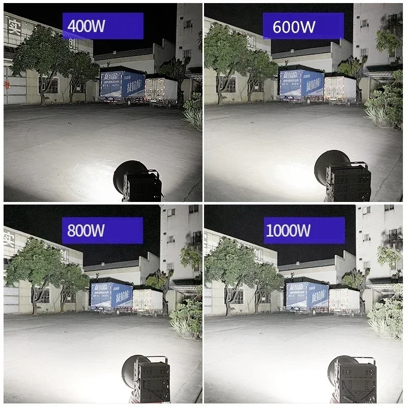 Waterproof High Power Outdoor LED Flood Light 400-1000W AC220V Construction Engineering Spotlight Lamp