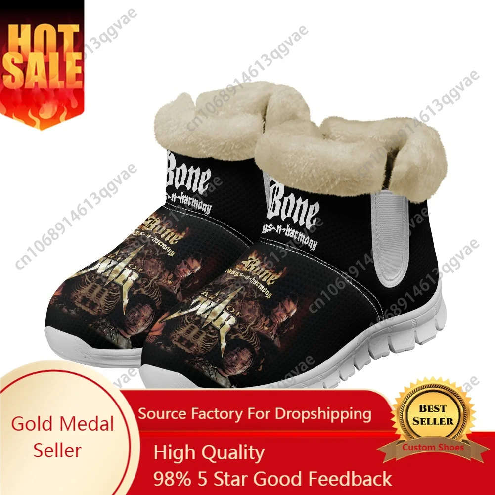 

Bone Band Thugs Music N Rap Harmony Snow Boots Mens Womens Teenager Shoes Keep Warm High Quality Couple Sports Custom Sneakers